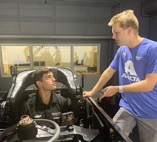 VeeKay Shares IMS Road Course Secrets with Byron in Chevy Sim