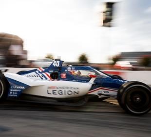 Johnson Gets First Taste of INDYCAR on Oval in Texas Test