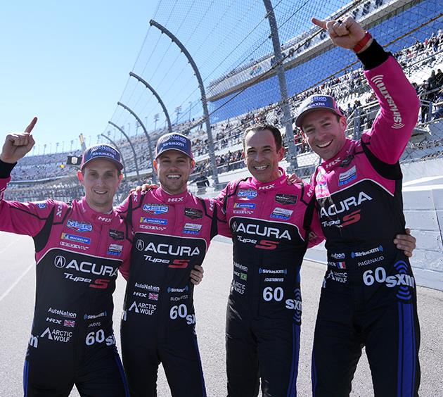 Castroneves Pagenaud Lead Five INDYCAR Winners at Rolex 24