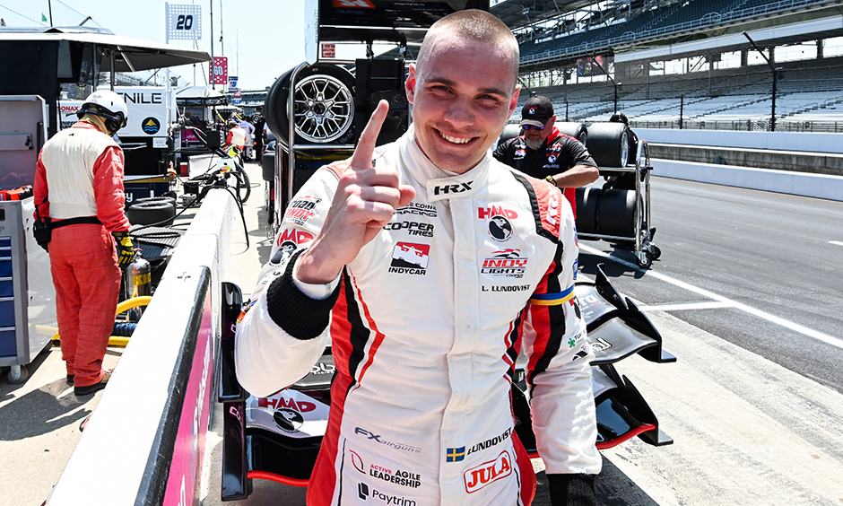 Lundqvist Grabs Pole for Both Races at Indianapolis