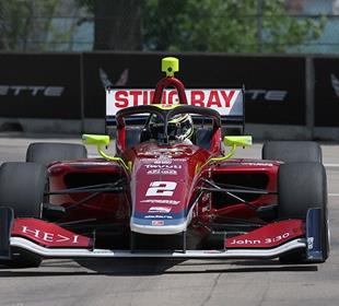 Robb Leads as Andretti Autosport Sets Early Pace in Detroit