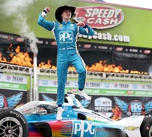 Newgarden Two-Steps Texas in Another Thriller