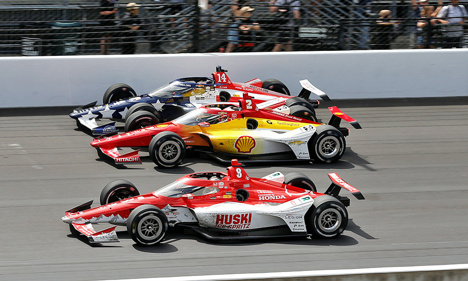 No Rest for Satisfied Ferrucci after Near-Miss at Indy