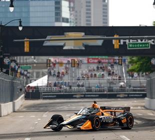 O’Ward Fastest in Practice as Drivers Learn Detroit Circuit
