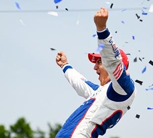 Palou Keeps Rolling, Pads Points Lead with Road America Win