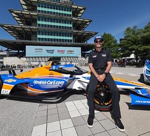 Larson To Turn First INDYCAR SERIES Laps Thursday at IMS