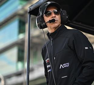 Castroneves Clings to Wheel While Easing into New Role