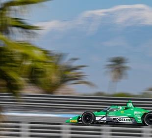Palou Paces Both Sessions of Open Test Friday at Thermal
