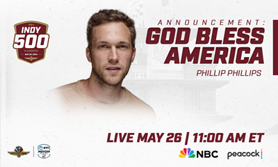Phillip Phillips To Sing ‘God Bless America’ at Indy 500