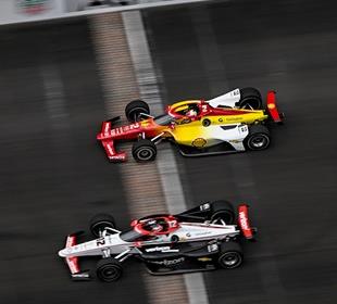 Newgarden Leads Hectic Race Prep Practice at Indy
