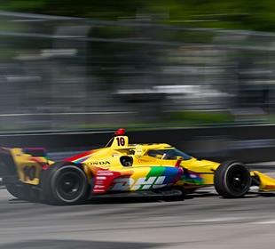 Practice Makes Perfect: Palou Sets Early Pace at Detroit