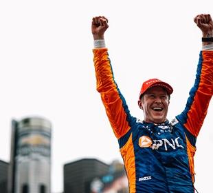 Dixon Emerges from Chaos To Win on Streets of Detroit
