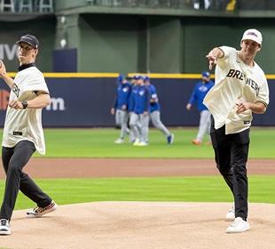 Kirkwood, Robb Pitch Return to Milwaukee at Brewers’ Game