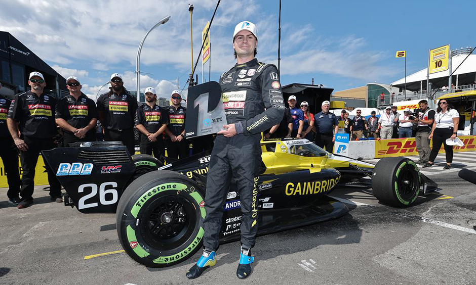 Herta R15 Herta Again on Toronto Pole, Eyes First Win Since 2022