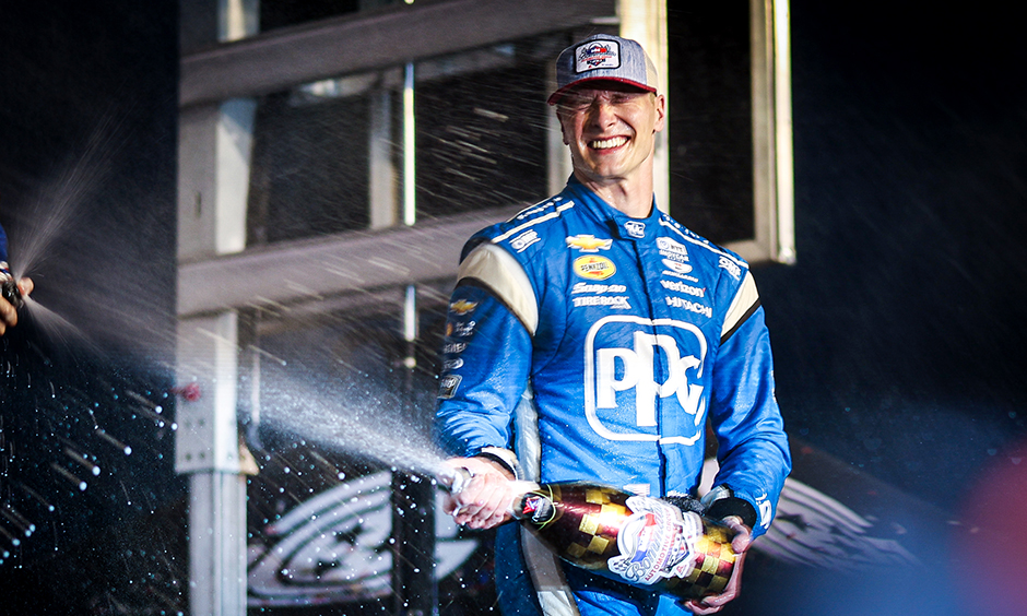 Newgarden (Again) Wins Late at WWTR