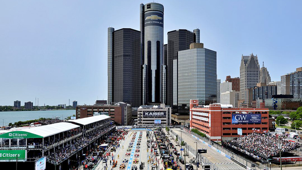 Detroit Gp Seating Rooftop Chevrolet Detroit Grand Prix Lures Bigger Crowds, Viewers, Engagement