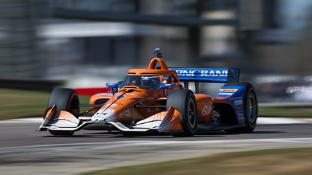 thumbnail for Scott Dixon Tops Warmup, Looks To Break Barber Hex