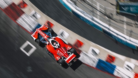 thumbnail for Josef Newgarden Jumps to Top of Eventful Long Beach Warmup