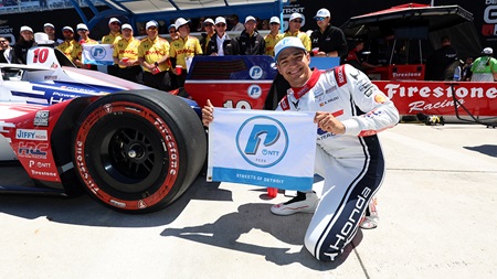 thumbnail for Alex Palou Extends Pole Streak to Three With Top Spot at Detroit