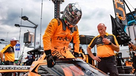 Thumbnail for Pato O’Ward Leaps to Top Late in Opening Practice at WWTR