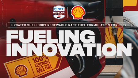 thumbnail for INDYCAR To Introduce Updated Shell 100% Renewable Race Fuel in 2027