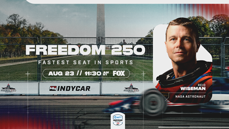 thumbnail for Artemis II Commander Reid Wiseman in Fastest Seat at Freedom 250 Grand Prix
