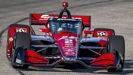 thumbnail for Josef Newgarden Leads Eventful Opening Practice in Milwaukee