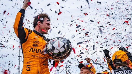 thumbnail for Pato O'Ward Sweeps Milwaukee; Alex Palou Clinches Fifth Series Title