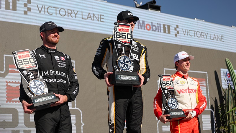 Kyle Kirkwood Josef Newgarden David Malukas
