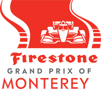 Logo for the 2024 Firestone Grand Prix of Monterey