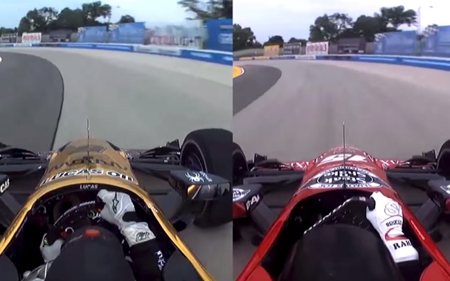 #INDYCAR in-car theater: Side-by-side laps