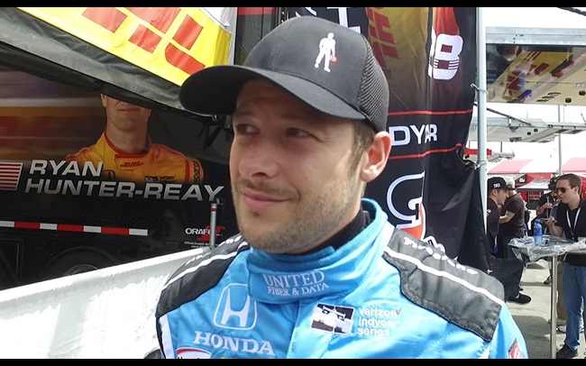 Marco Andretti Speaks with Media at Long Beach 