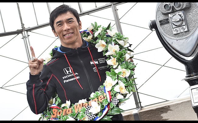 Takuma Sato Indy 500 winner's tour