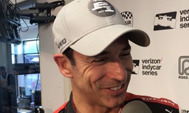 Thumbnail for Helio Castroneves discusses winning his 50th Indy Car Pole