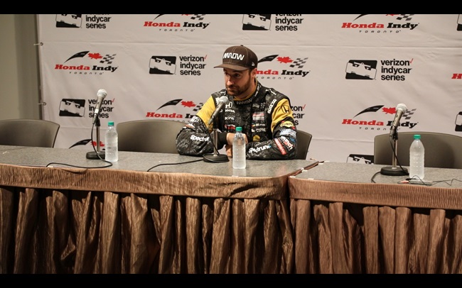 Honda Indy Toronto post-race news conference: James Hinchcliffe
