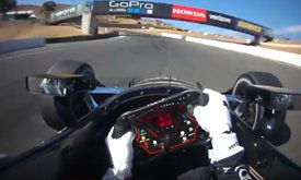 Thumbnail for Visor cam: Josef Newgarden at Sonoma Raceway