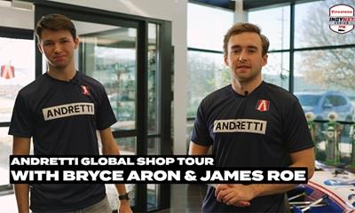 Inside Andretti Global with INDY NXT drivers James Roe and Bryce Aron