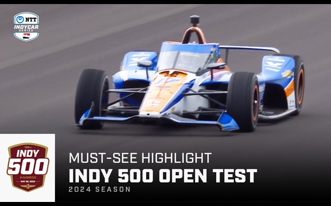First Laps: Kyle Larson at the Indy 500 Open Test