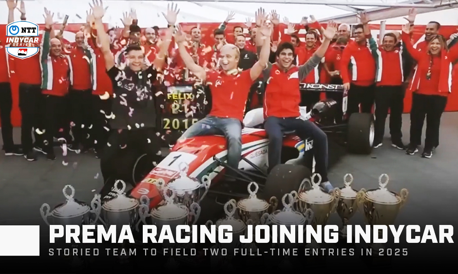 PREMA Racing se juntará à NTT INDYCAR SERIES em 2025 Vai Que To♒️ Bem