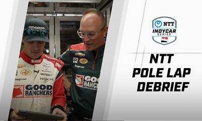 NTT Pole Lap Debrief with Scott McLaughlin at Barber