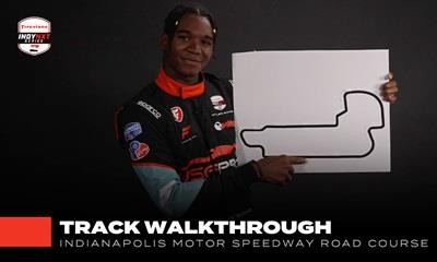 Indianapolis Motor Speedway Road Course Track Walkthrough: Myles Rowe