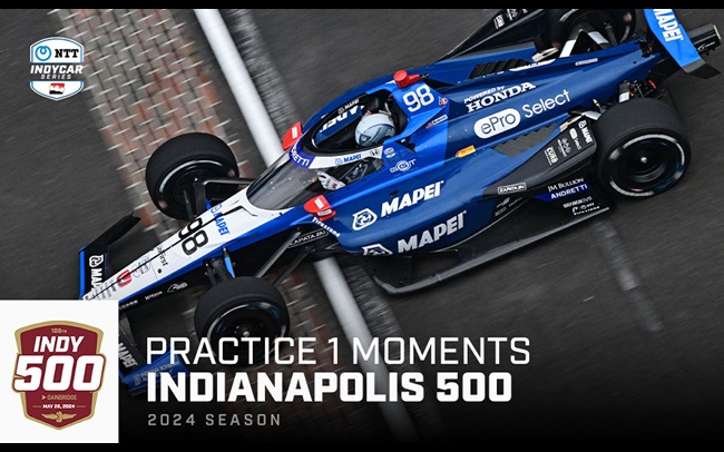 Top Moments: Opening Practice For Indianapolis 500