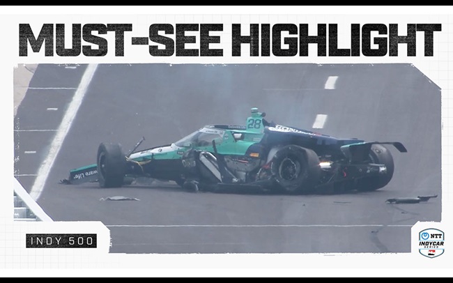 Must See Highlight: Marcus Ericsson Indy 500 Practice Crash