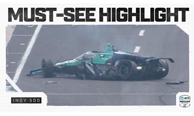 Must See Highlight: Marcus Ericsson Indy 500 Practice Crash