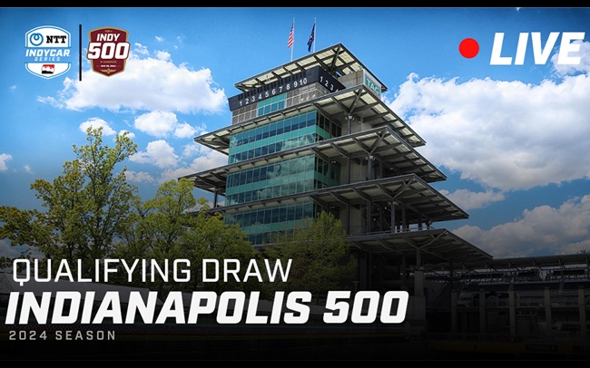 Qualifying Draw for the 108th Indianapolis 500