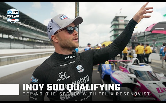 Behind The Scenes: Rosenqvist at Qualifying for the 2024 Indy 500 