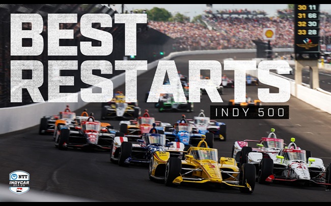 Best Restarts From The 2024 Indy 500