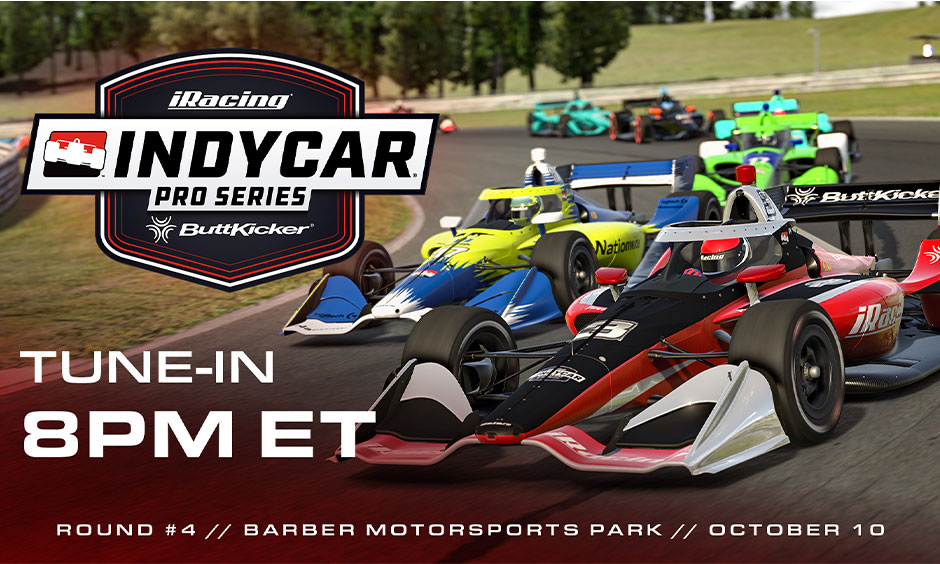 INDYCAR ButtKicker iRacing Pro Series: Round 4 at Barber Motorsports Park