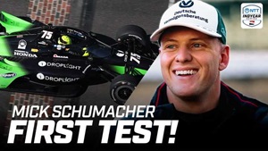 Mick Schumacher Reacts After First Laps in INDYCAR