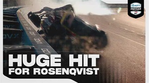 Felix Rosenqvist Crashes Hard in Practice